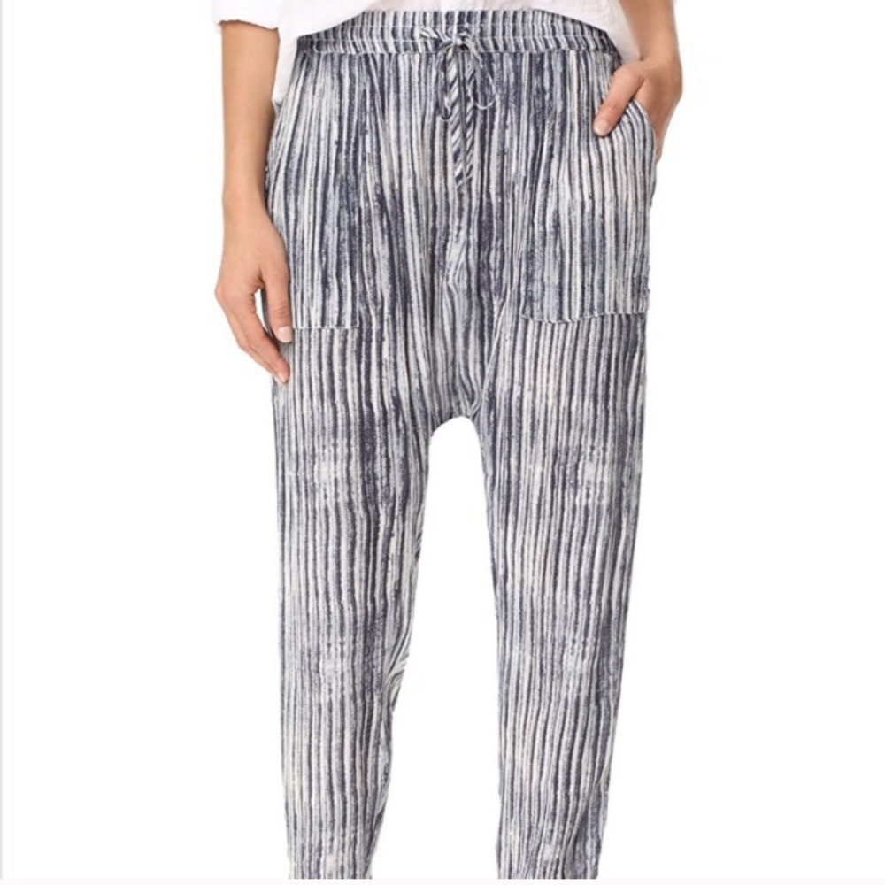 Free People Striped Harem Pant